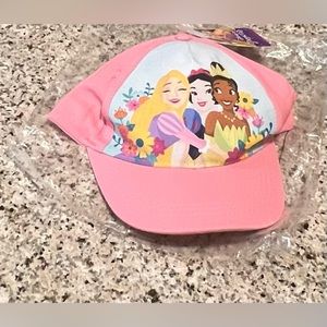 🆕 DISNEY ADJUSTABLE PRINCESSES PINK BASEBALL CAP